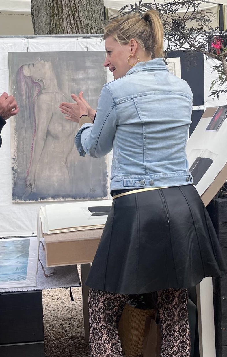 Impression "Hamburg zeigt Kunst" Skizzen machen glücklich