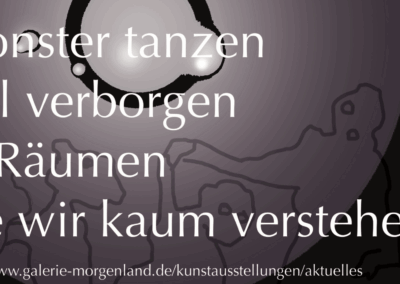 Ich zeige eine Arbeit, die für diese Ausstellung entstanden ist