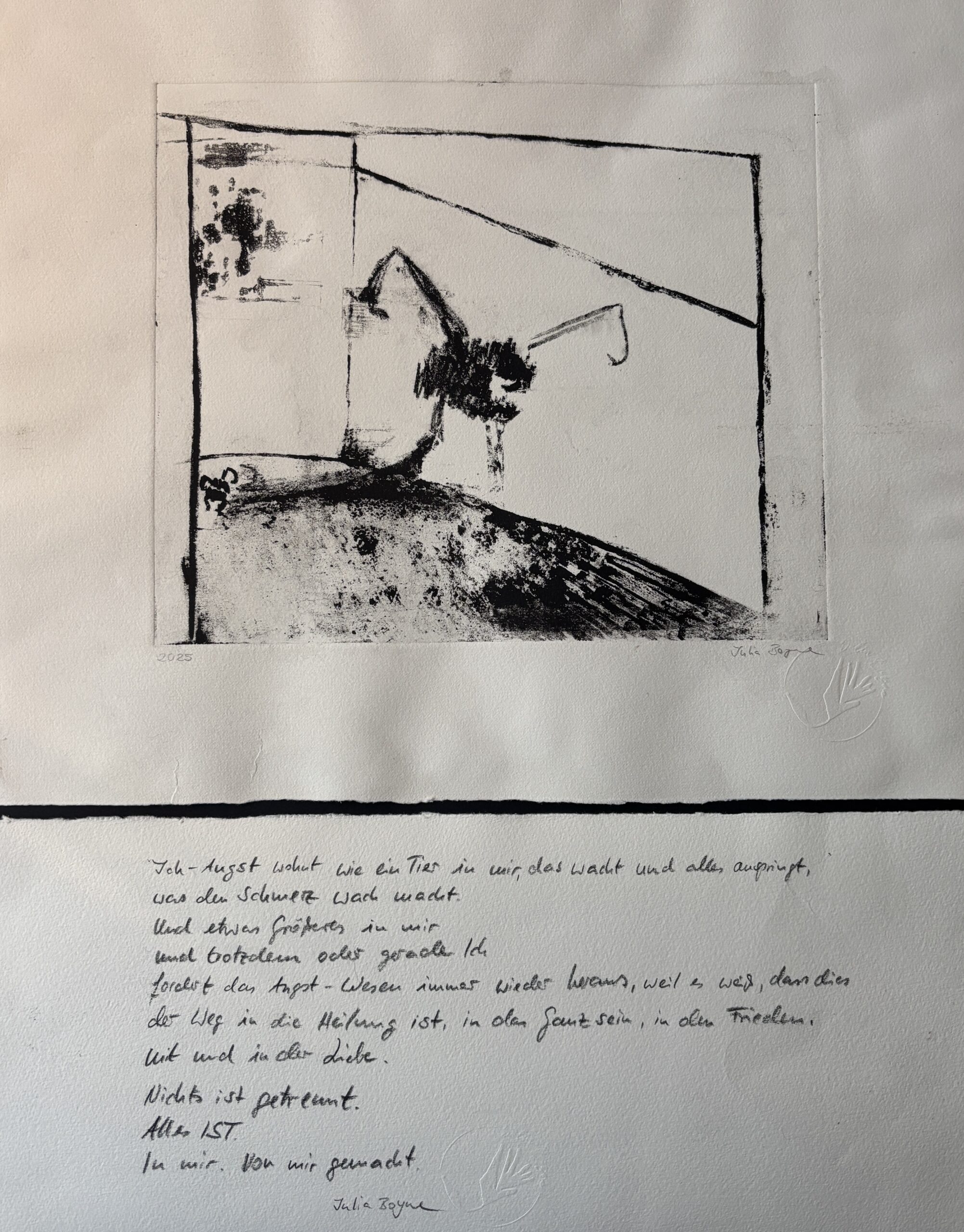 Alugrafie zur Ausstellung 